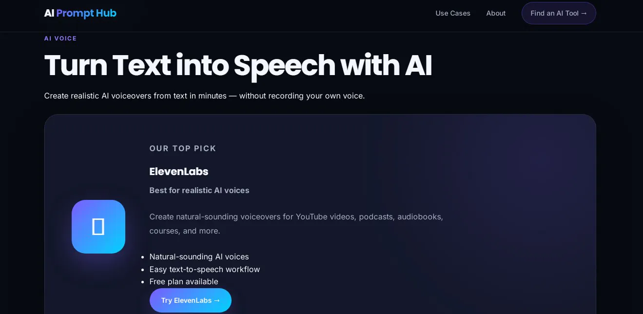 AI Prompt Hub gallery image