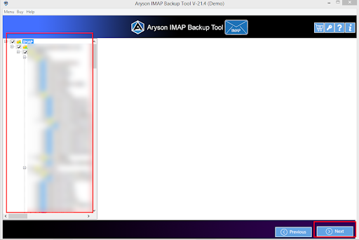 IMAPからIMAPコンバーターツールメディア4