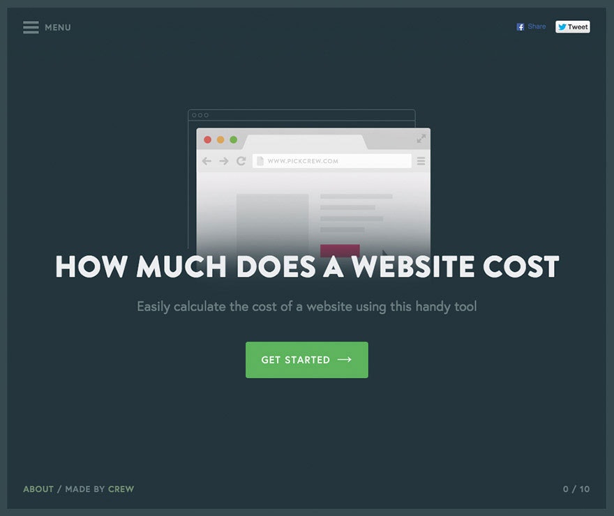 How much does a website cost? gallery image