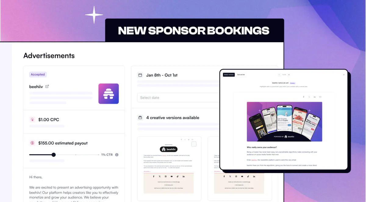 Newsletter Ad Network by beehiiv