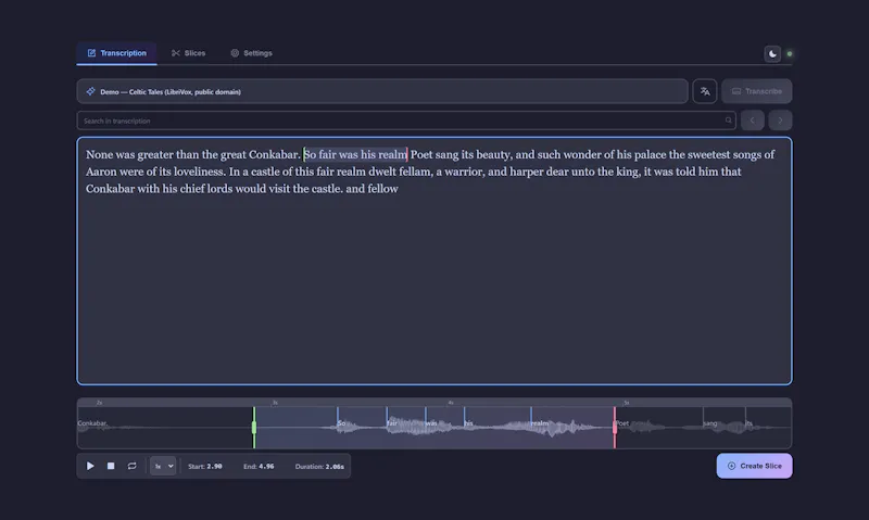 Vocal Slice screenshot 2