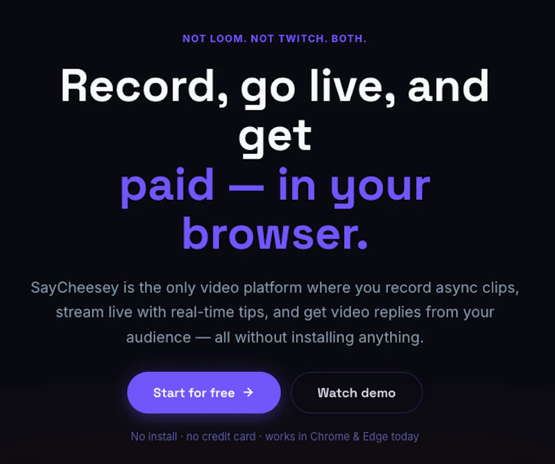 SayCheesey screenshot 1