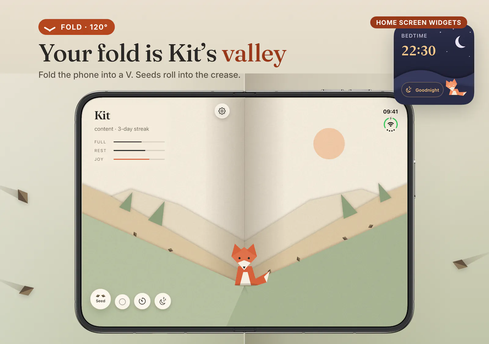 Foldling: Virtual Fox Pet screenshot 3
