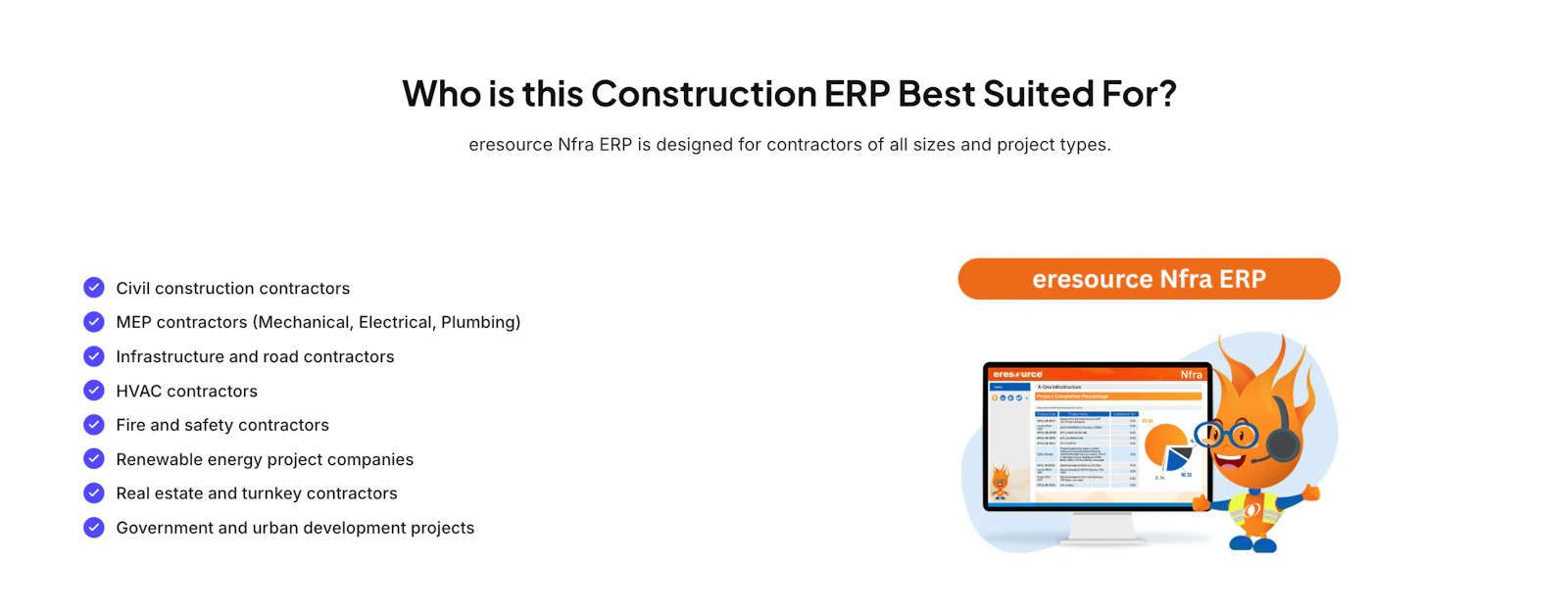 ERP for Construction - eresource screenshot 4
