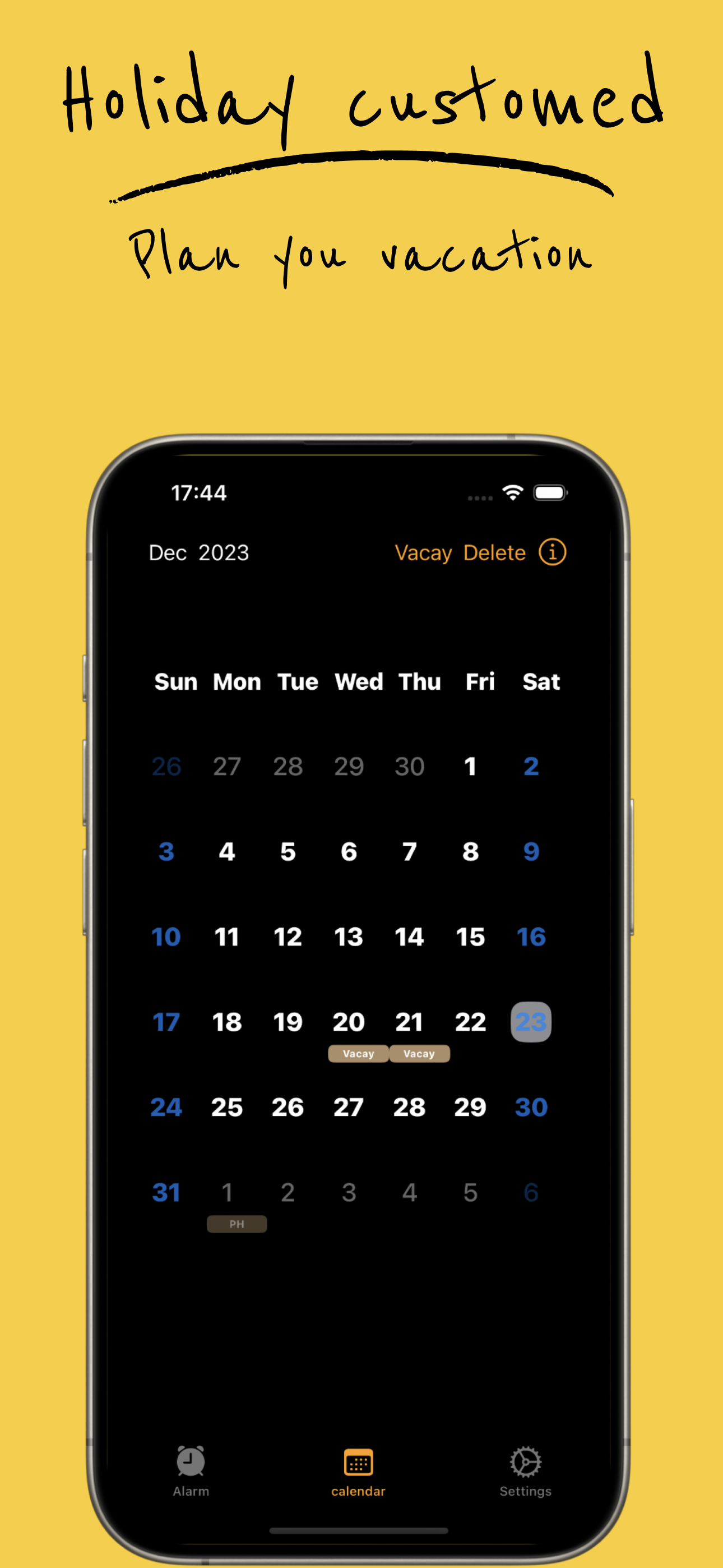  ReAlarm—A Smart Alarm custom schedules gallery image