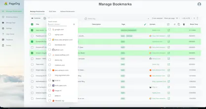 PageOrg | Bookmark & ViewHistory Manager gallery image