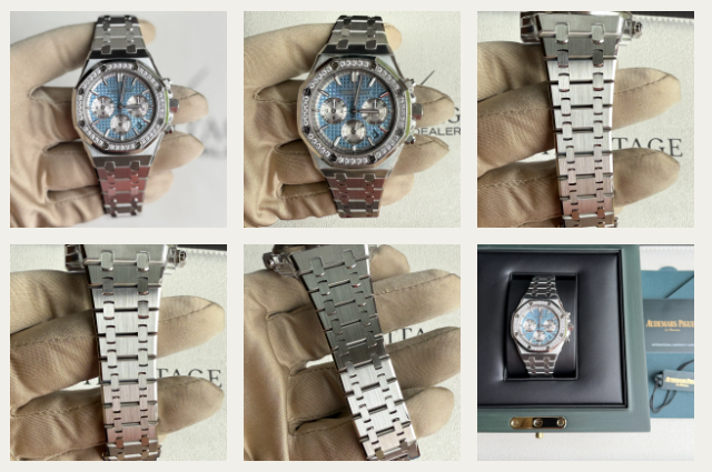 AP Royal Oak Ice Blue Diamond 38mm