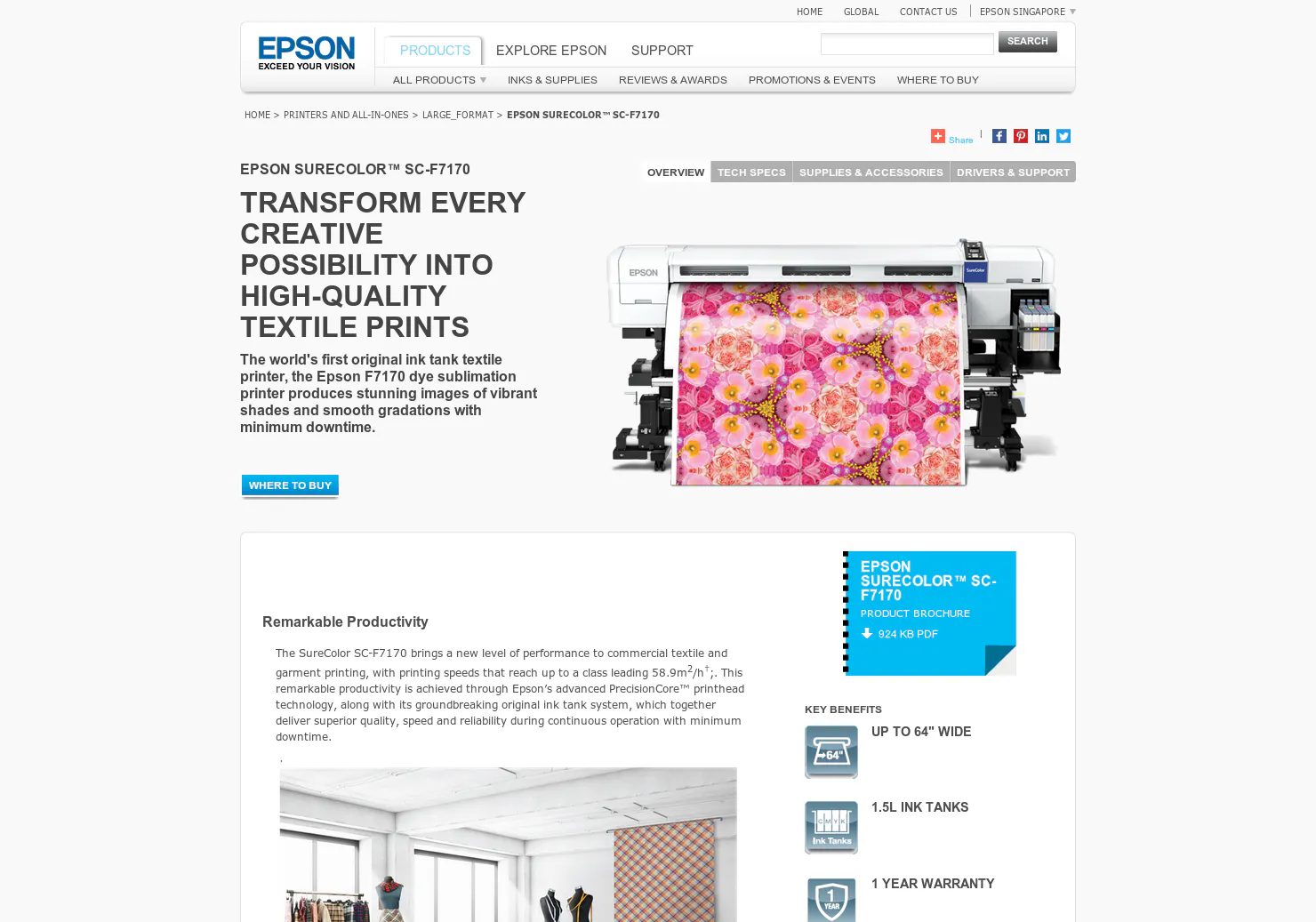 Epson Textile Printer