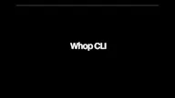 Whop CLI