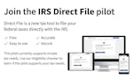 IRS Direct File pilot image
