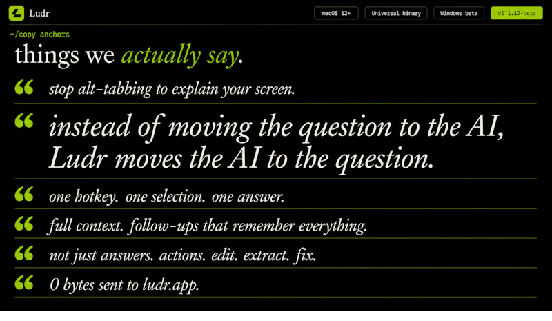  Ludr AI — Understand Any Screen screenshot 8