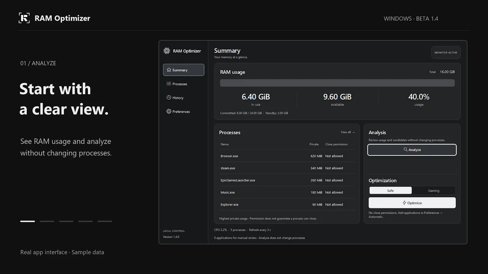 RAM Optimizer screenshot 5