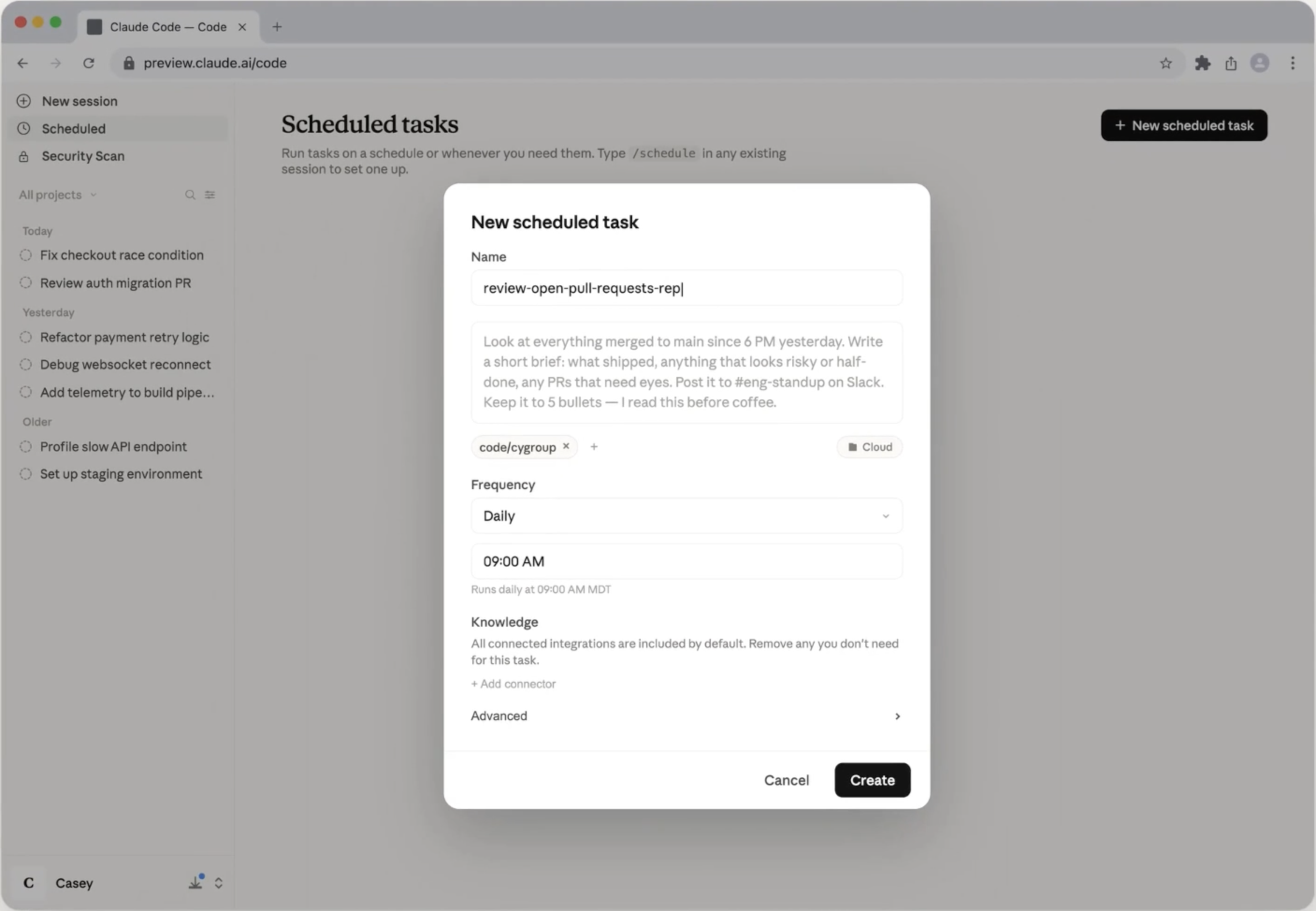 Claude Code Scheduled Tasks  gallery image