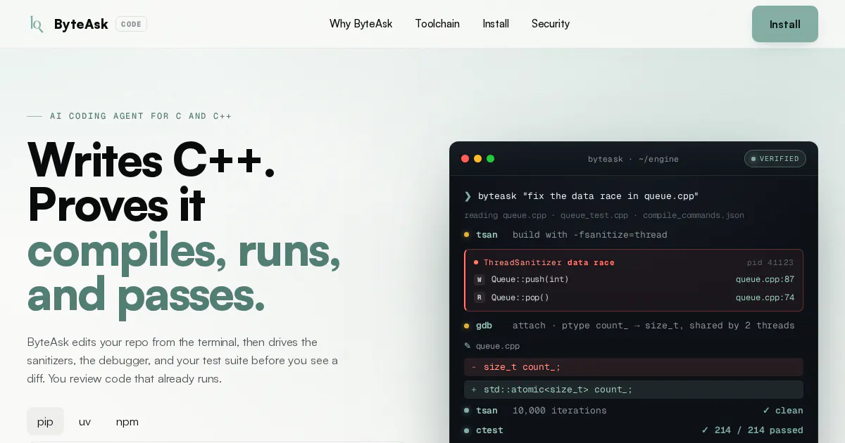 Coding harness for C/C++ developers gallery image