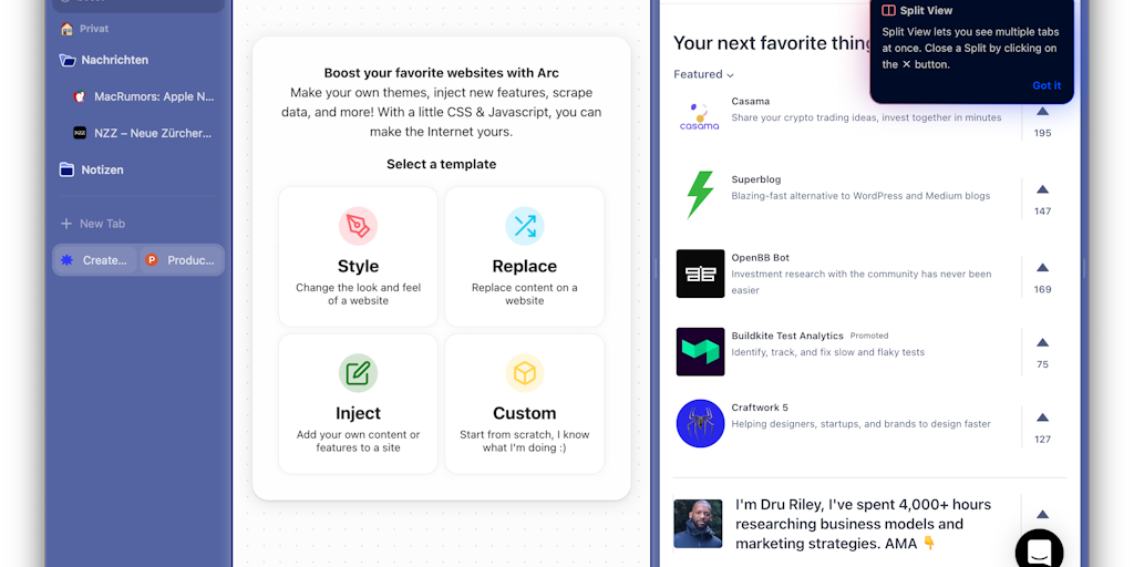 Arc Browser by "The Browser Company" - Product Information, Latest ...