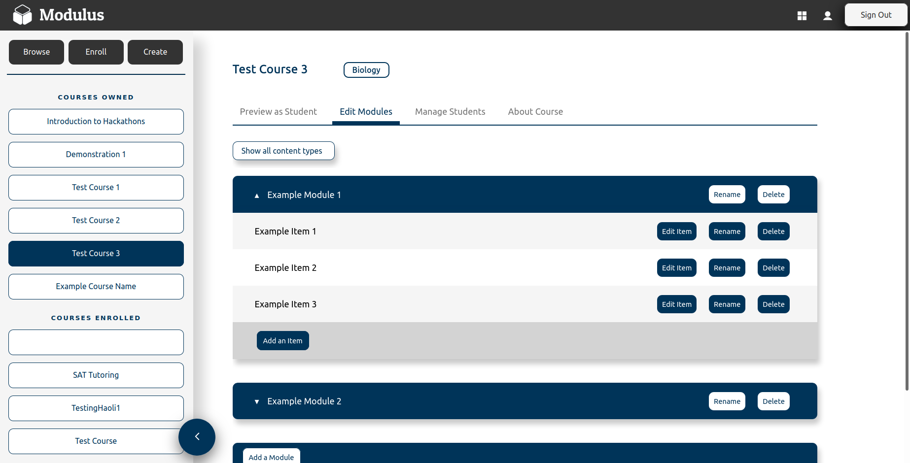 Modulus gallery image