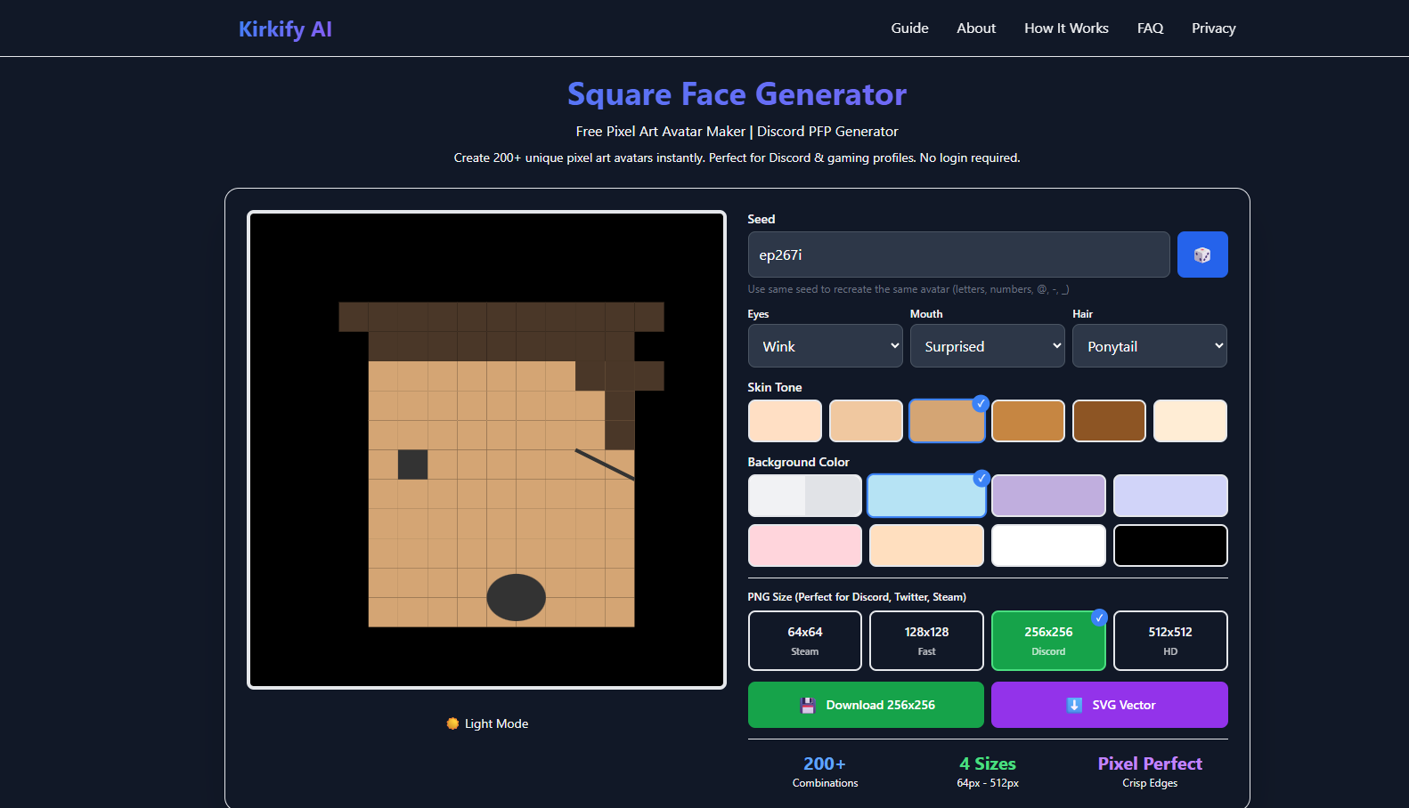 Square Face Generator gallery image