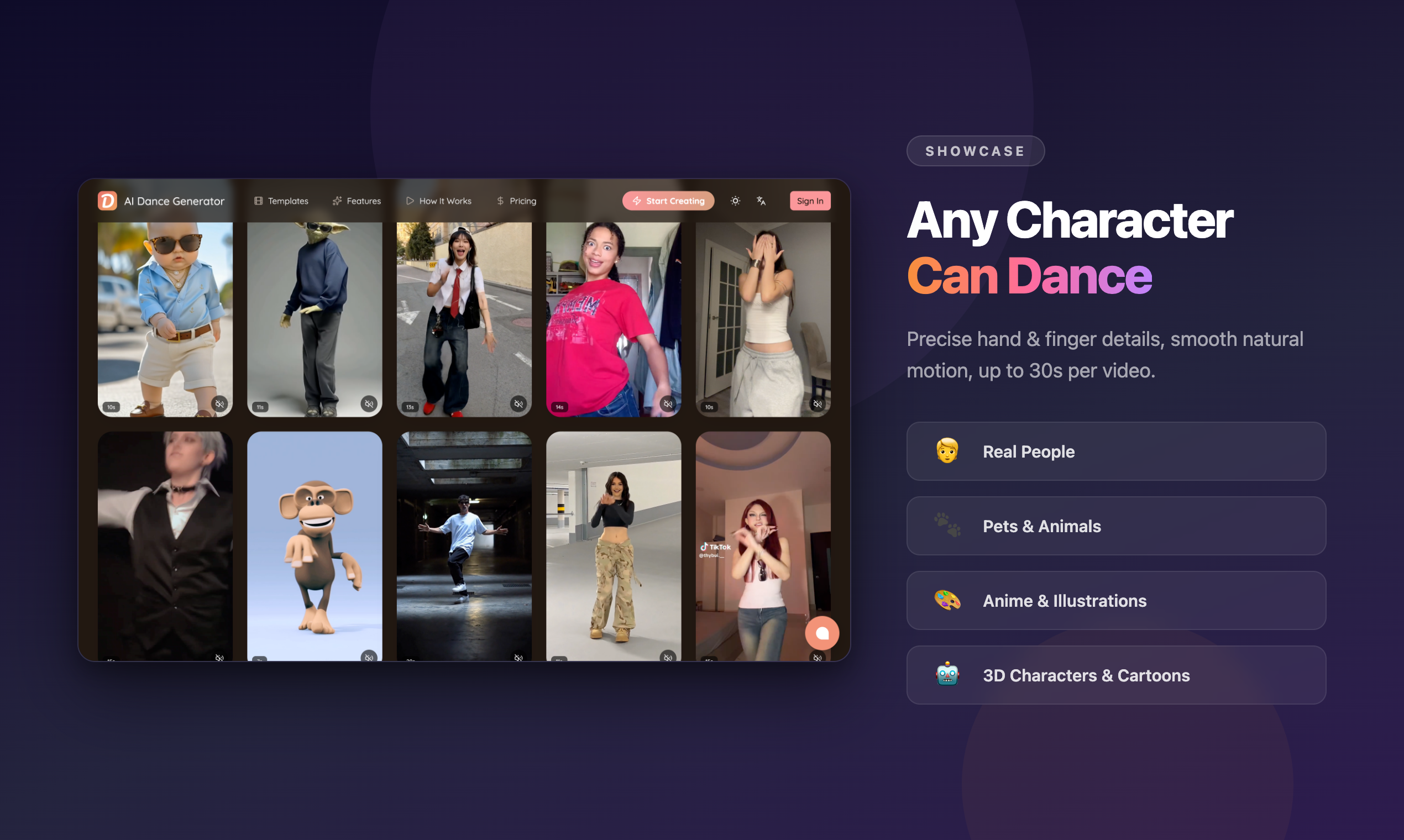 Dance Generator AI gallery image