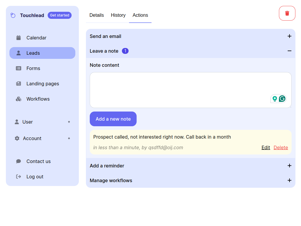 Touchlead gallery image
