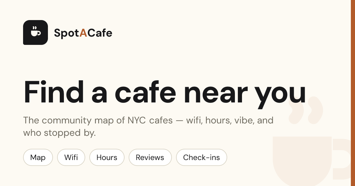 SpotACafe gallery image