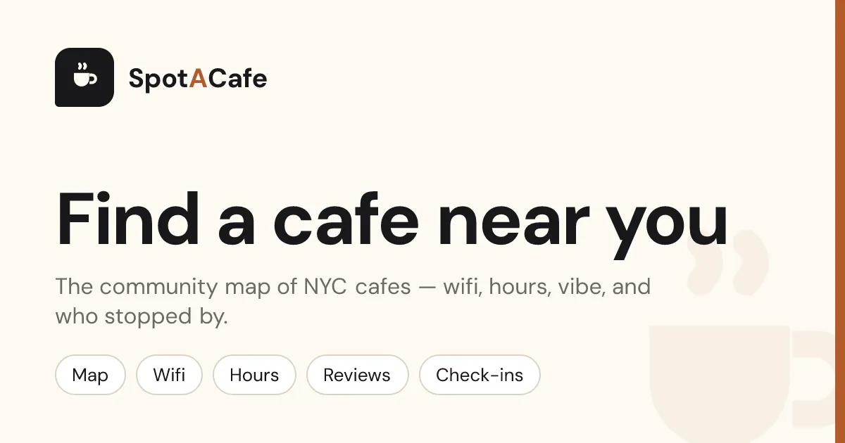 SpotACafe