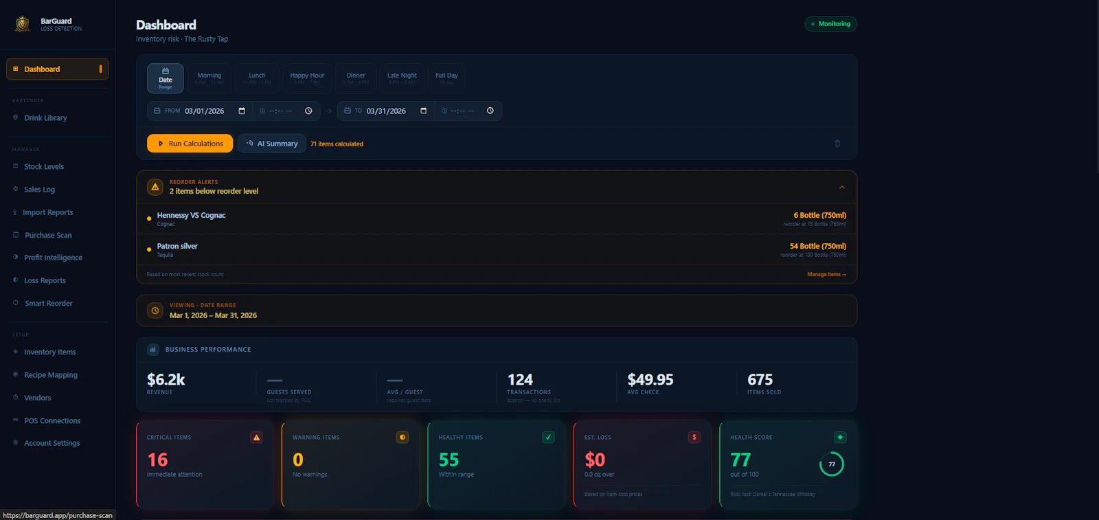 BarGuard screenshot 3