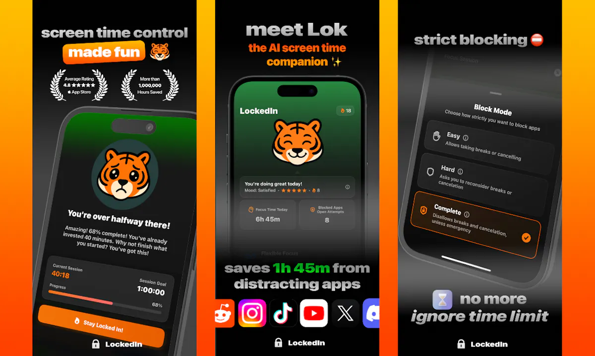 LockedIn: Screen Time Control