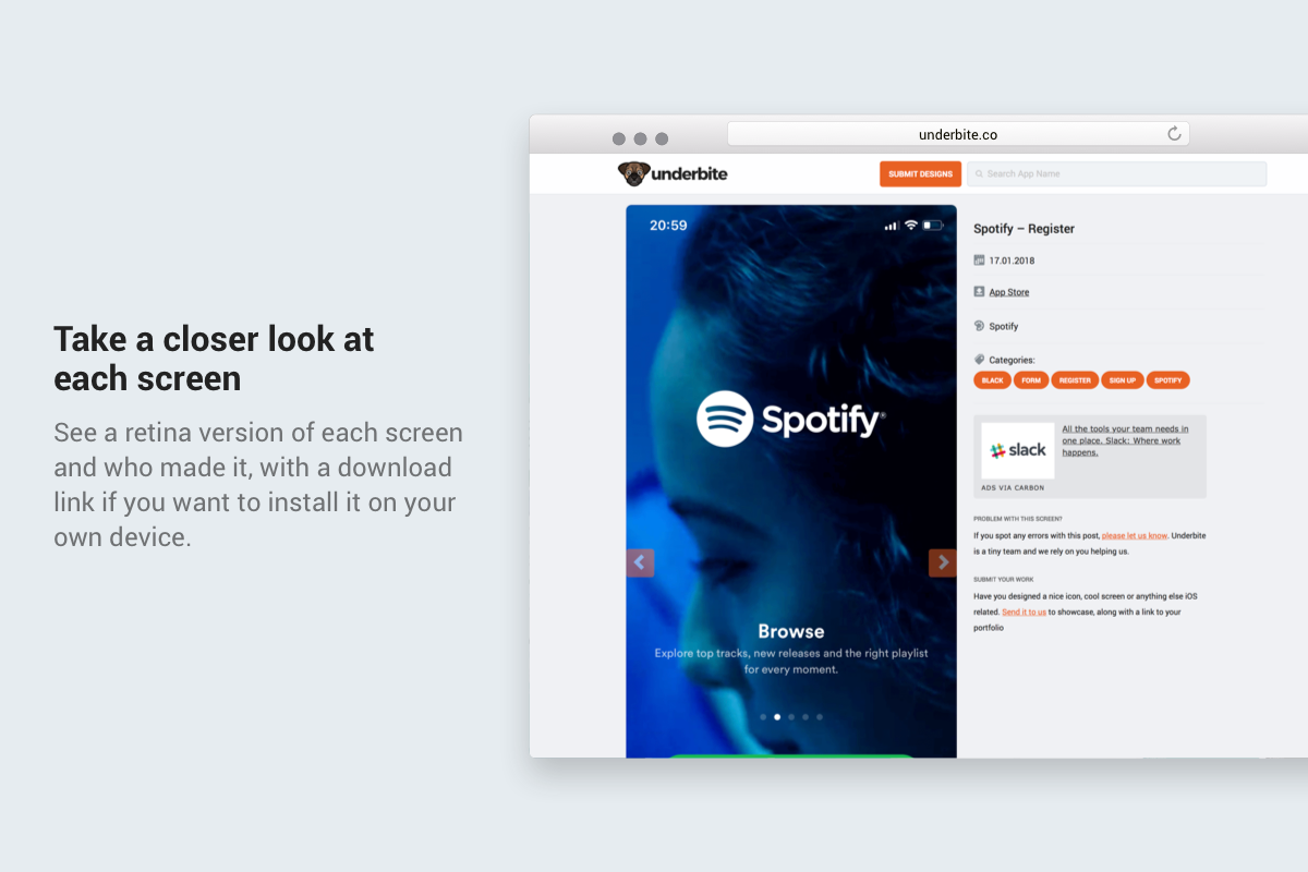 Underbite gallery image