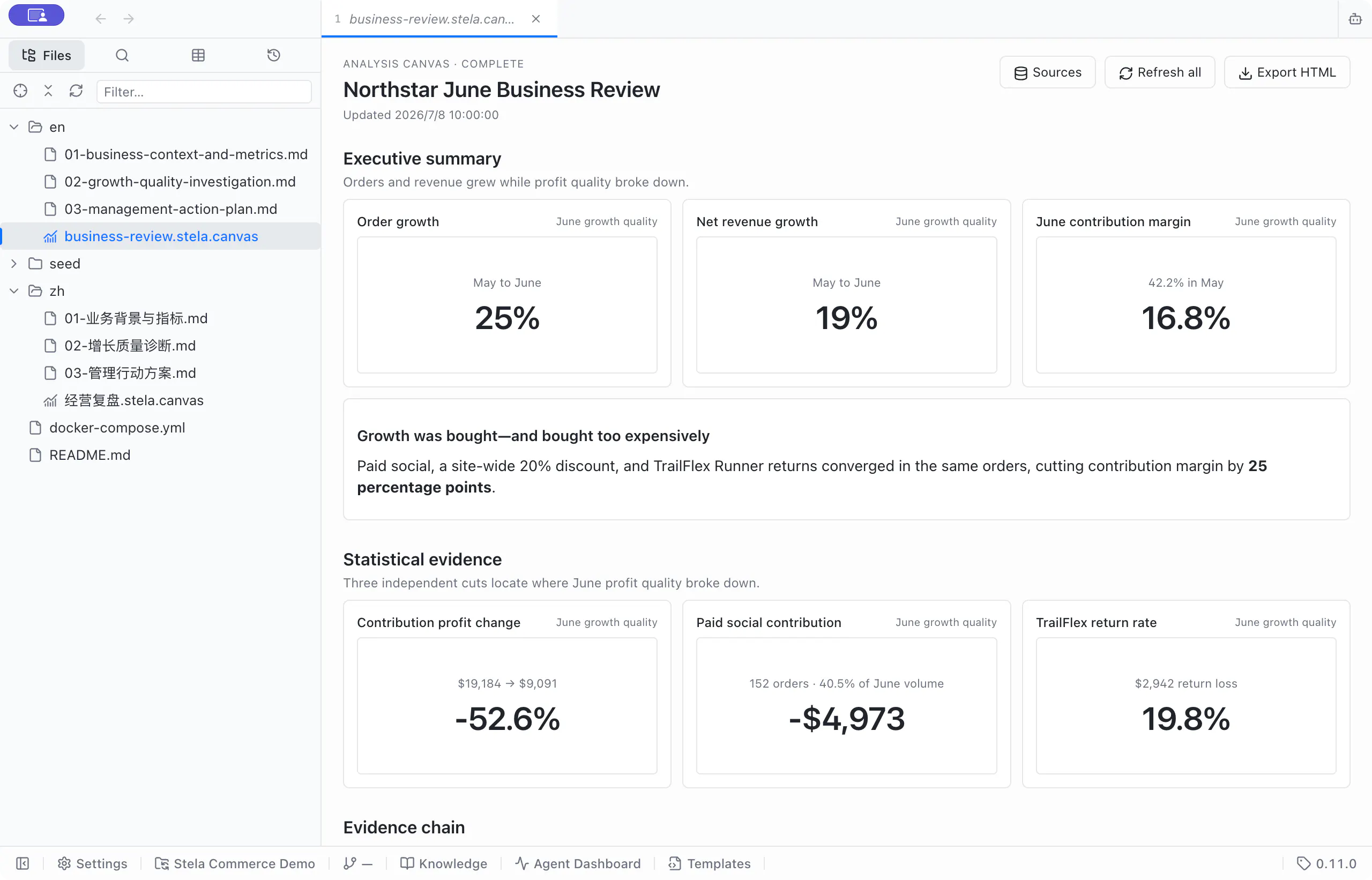 Stela — Data Analysis Workspace gallery image