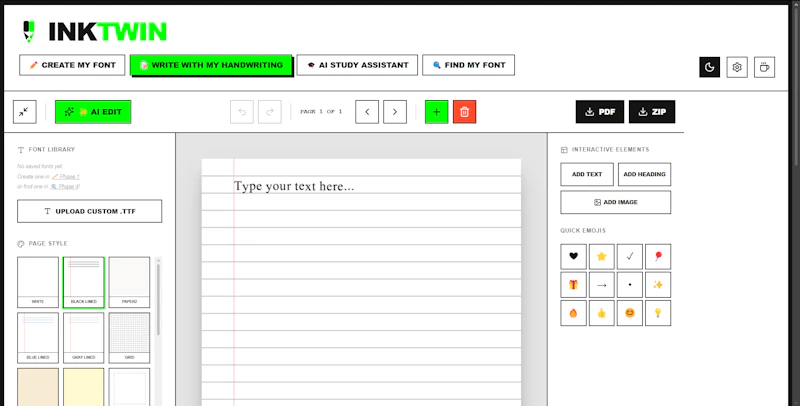 InkTwin Your Handwriting Digitally Yours screenshot 4