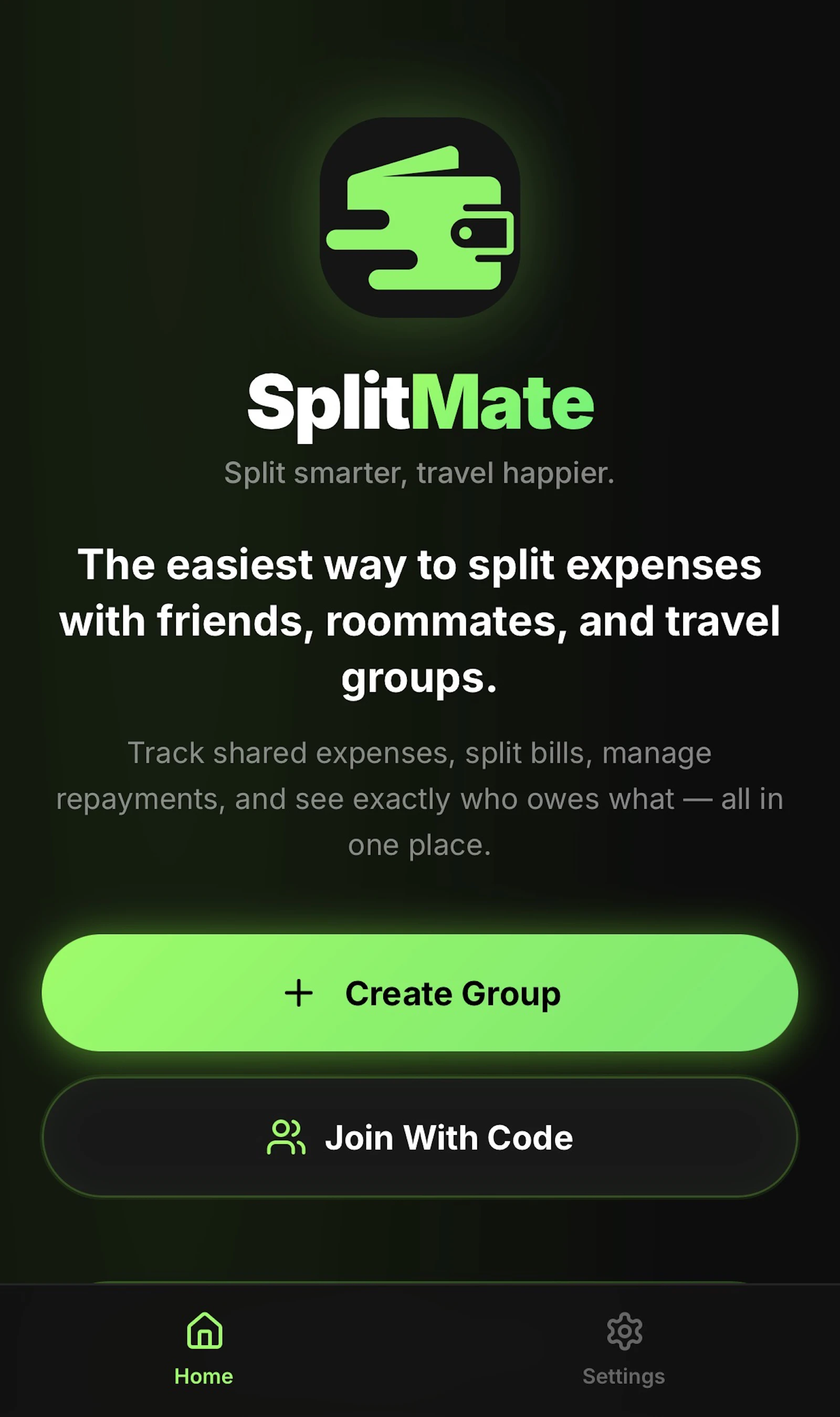 SplitMate screenshot 1