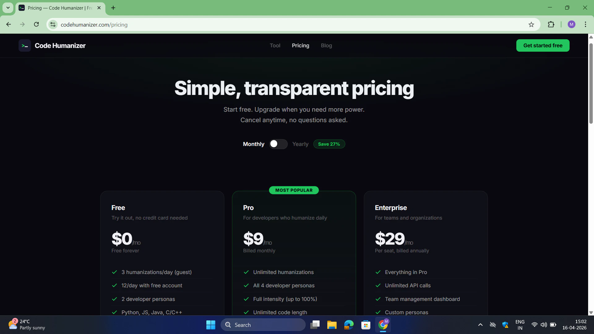 Code Humanizer screenshot 1