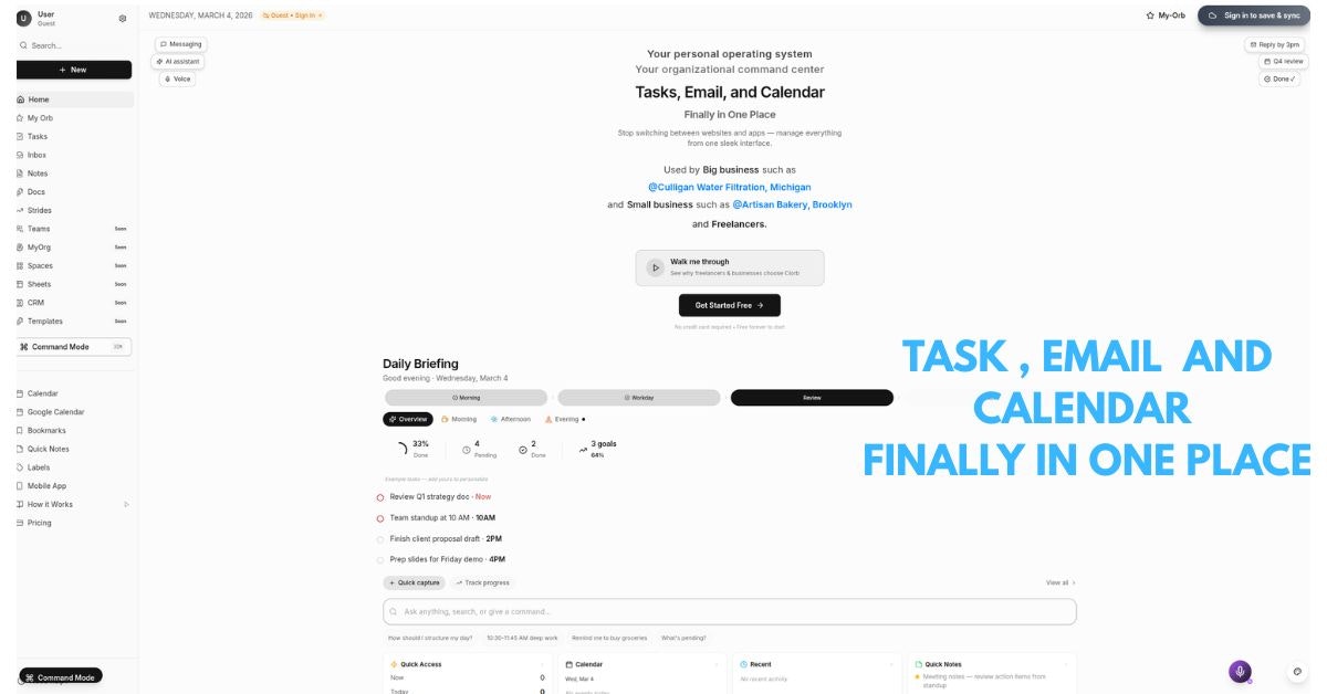 MyClorb - Screenshot 2 showing product features and functionality