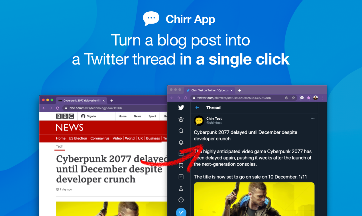 Chirr App Image