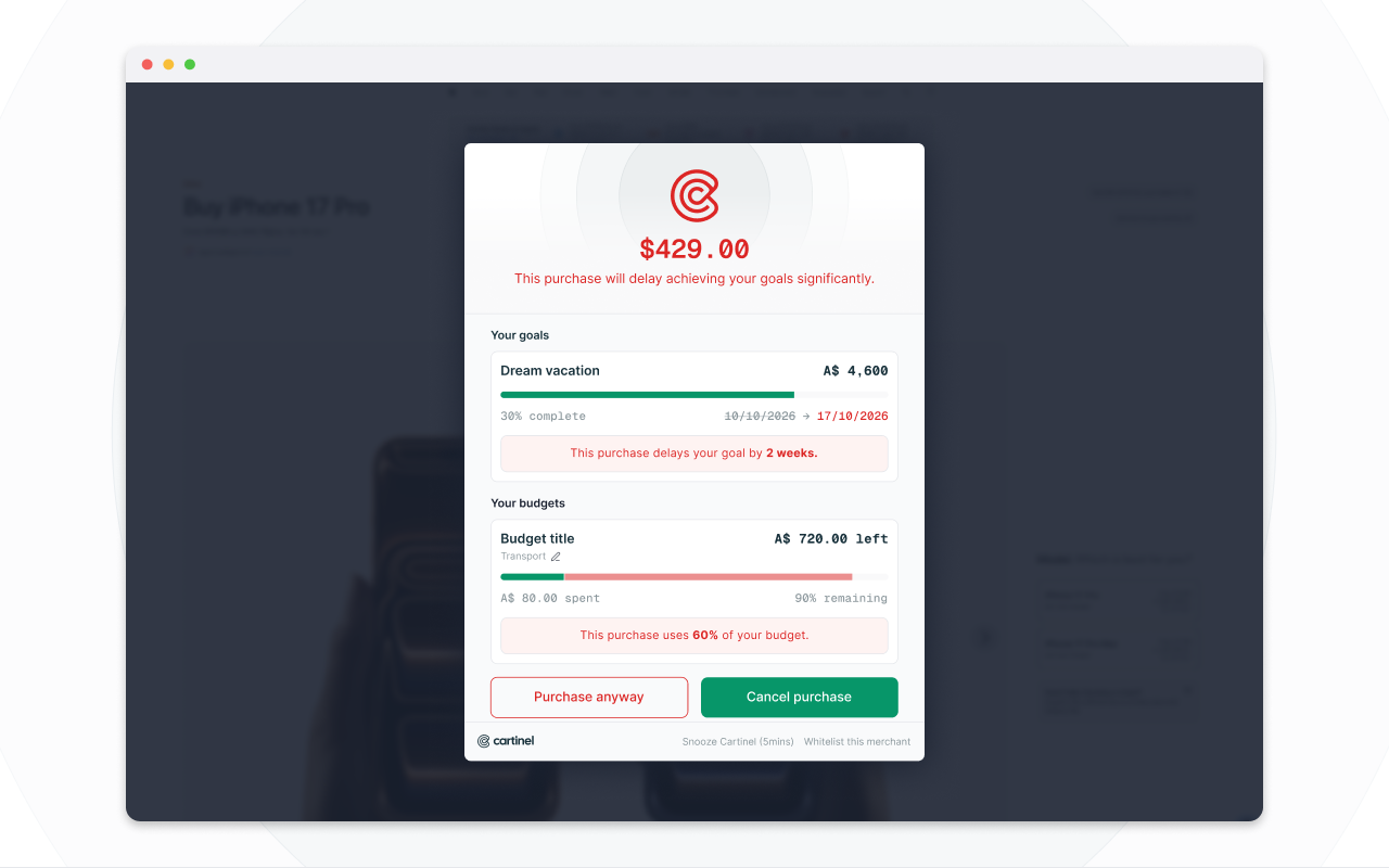 Cartinel - Financial Wellness gallery image