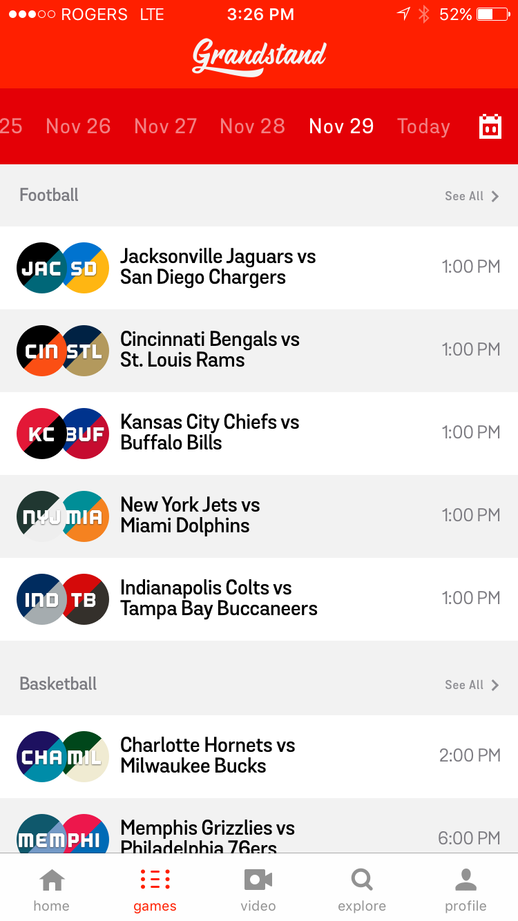 Grandstand gallery image