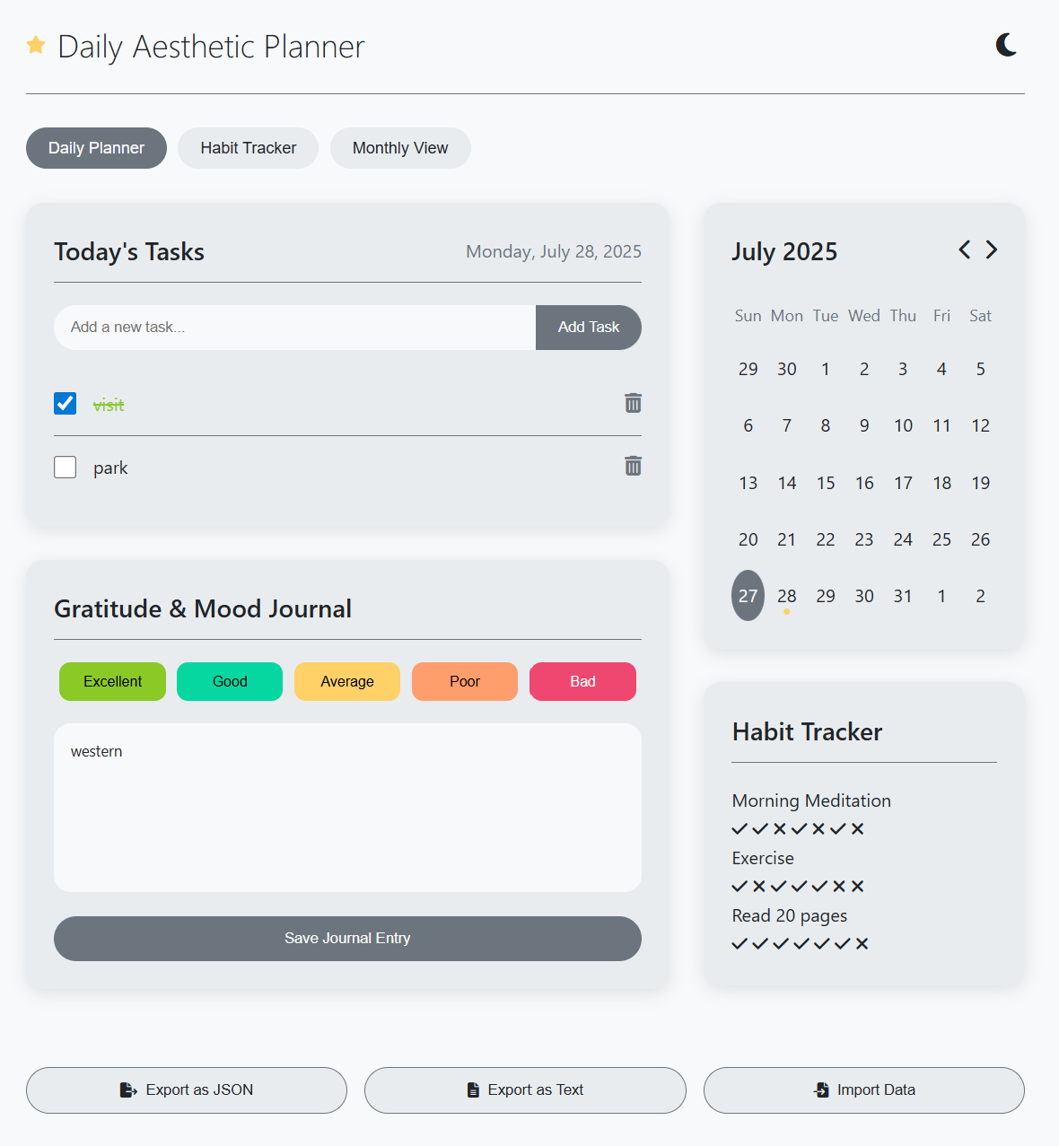 Daily Aesthetic Plan... logo