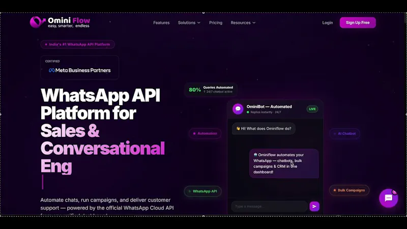 Ominiflow screenshot 1 (video preview)