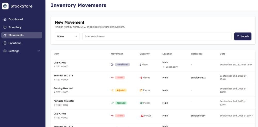 Stockstore - Gestione dell'inventario super semplice media 2