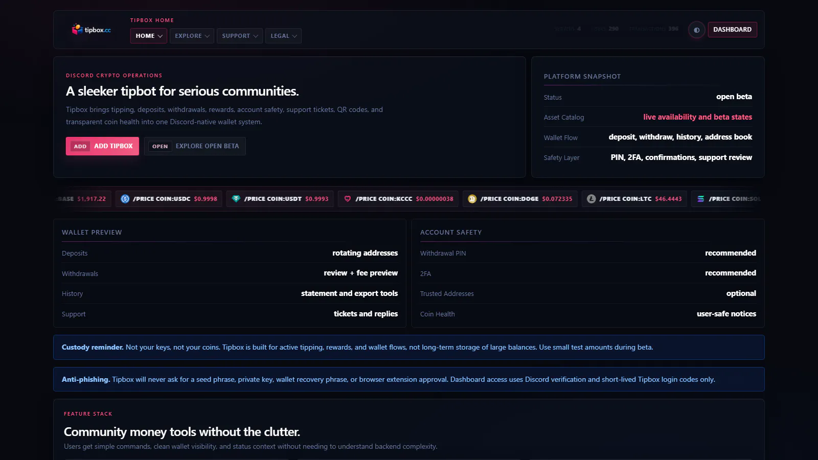 tipbox screenshot 1