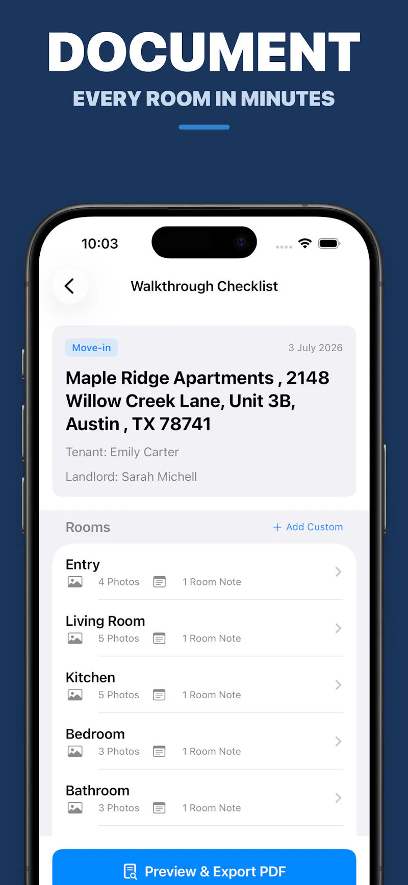 RentProof screenshot 2