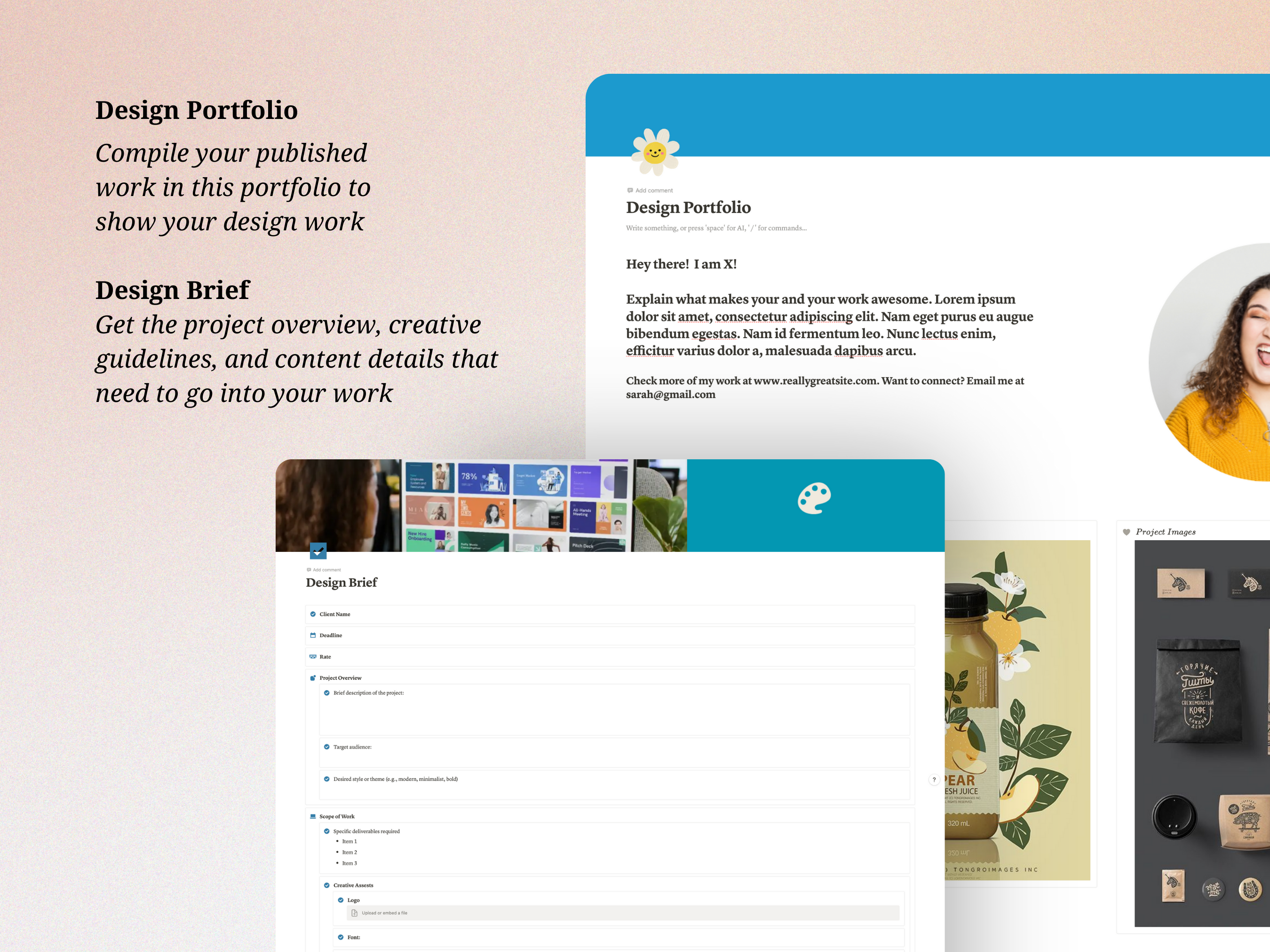 Notion Dashboard for Freelance Designers media 5
