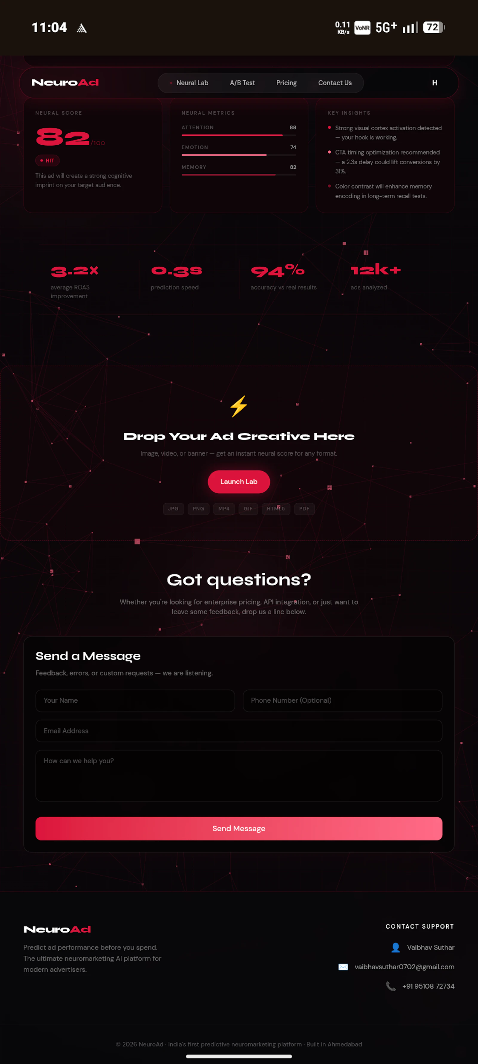 Neauroad.me screenshot 3