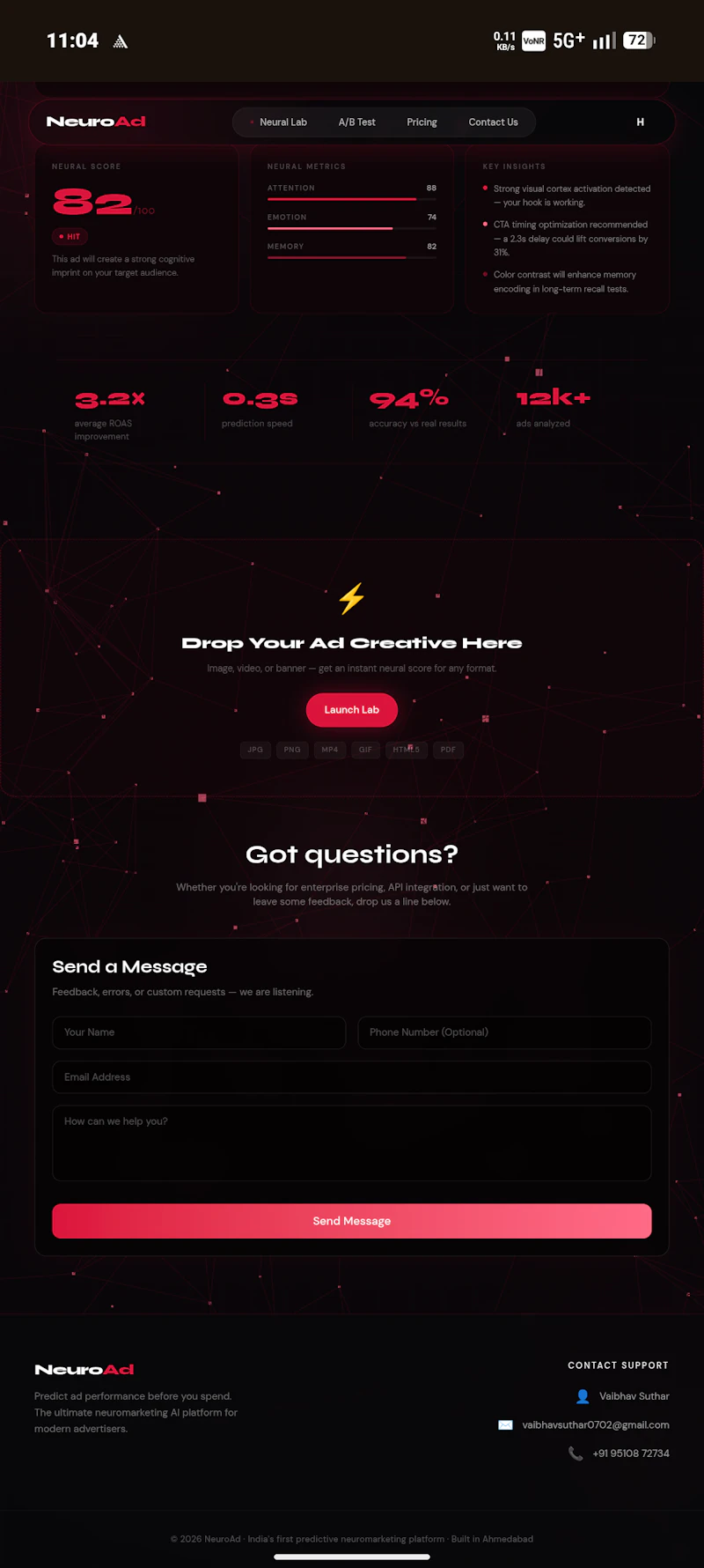 Neauroad.me screenshot 3