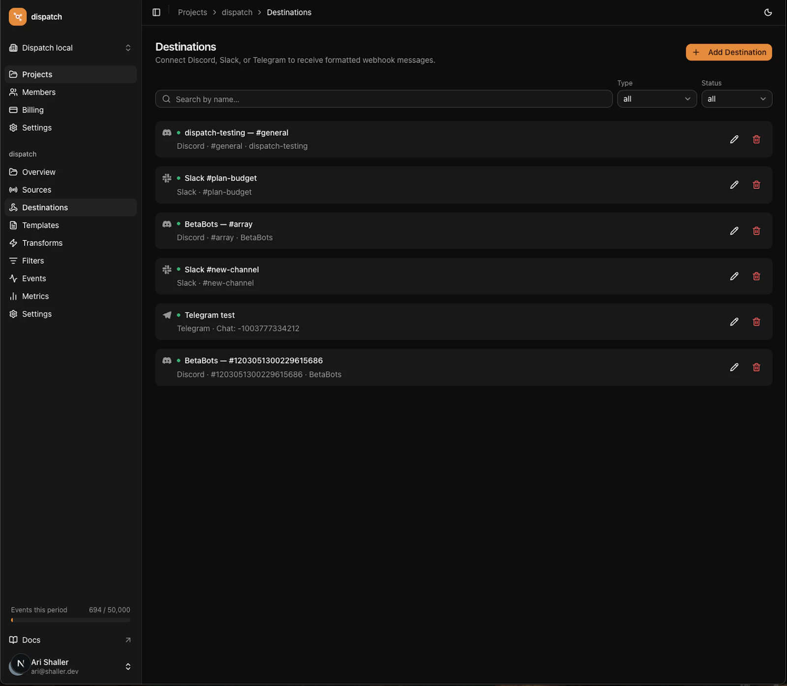 Dispatch screenshot 4