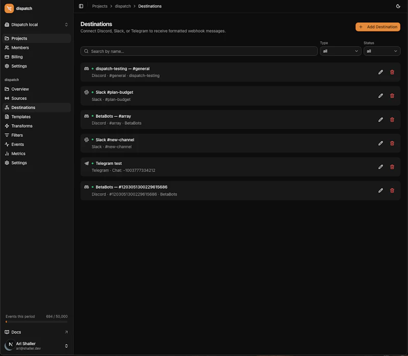Dispatch screenshot 4