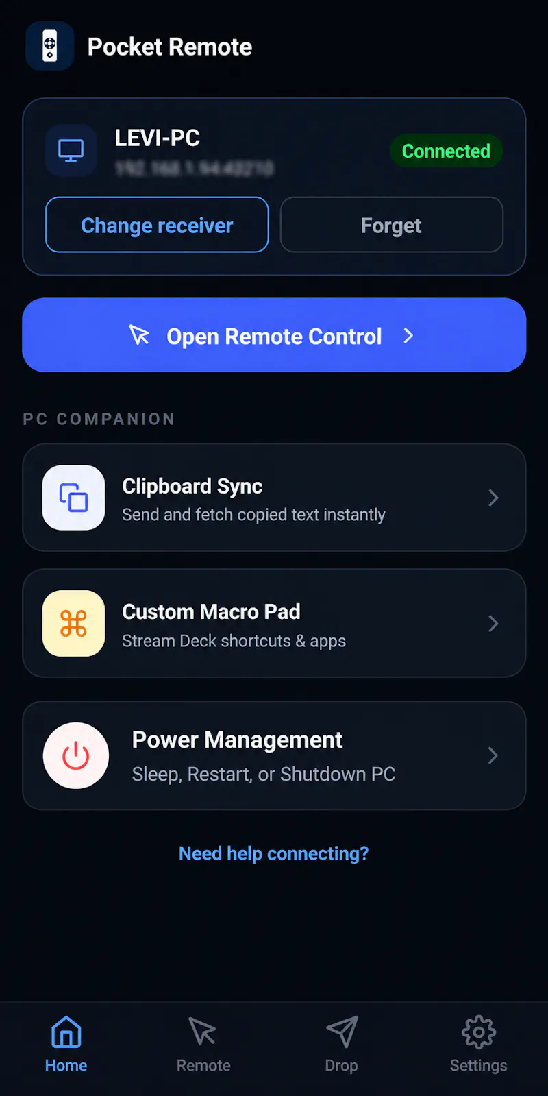Pocket Remote screenshot 3