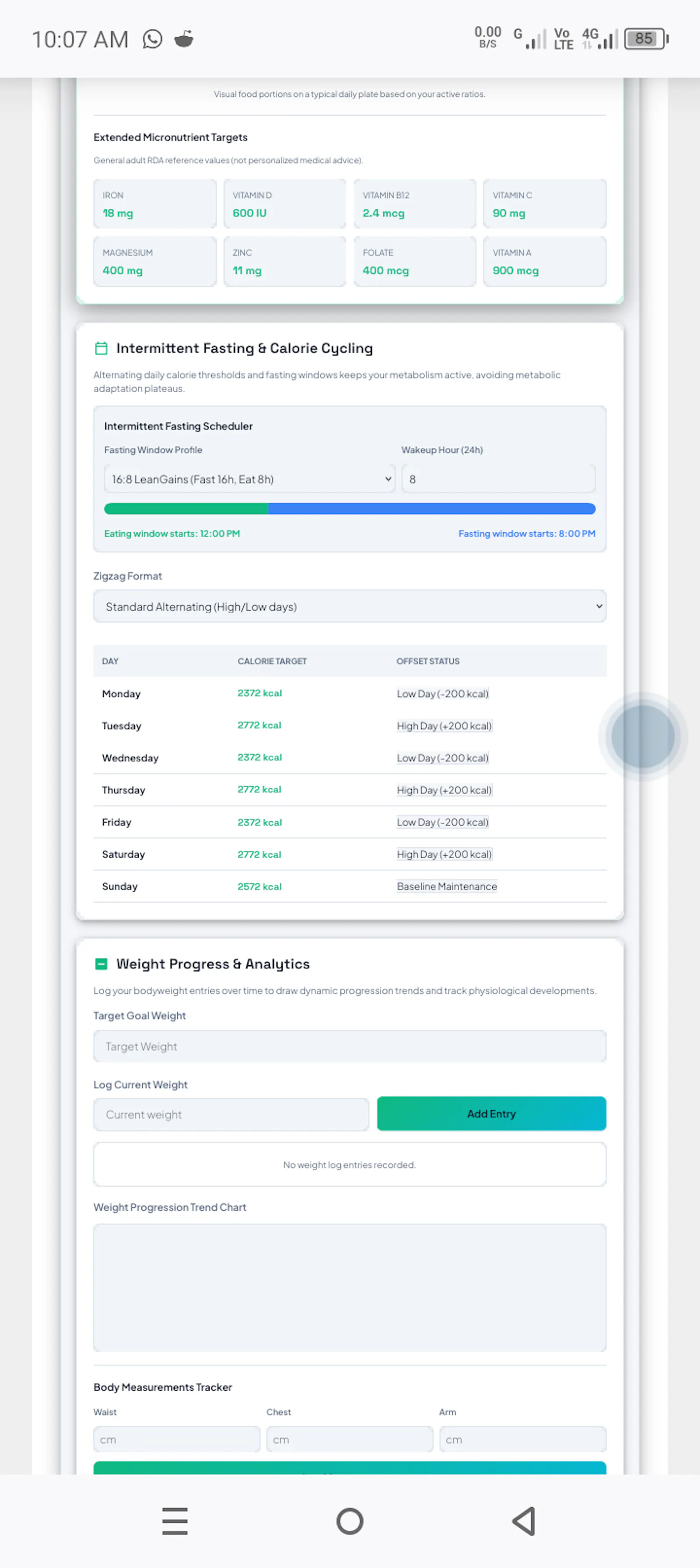 Calorie Calculator & TDEE screenshot 1