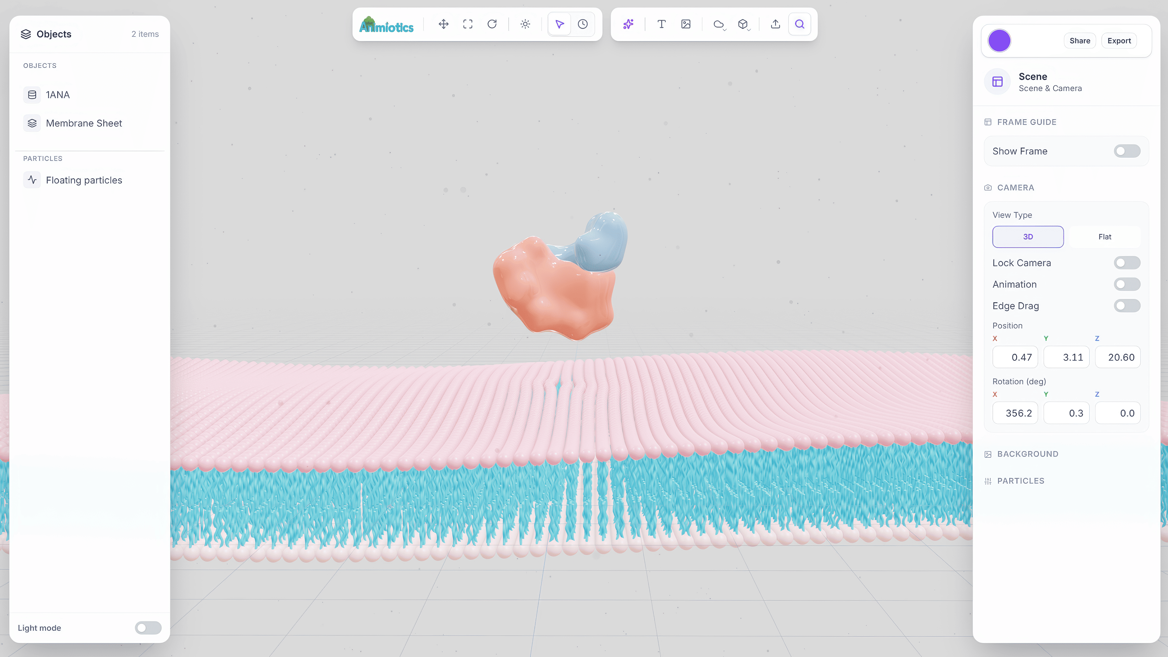 Animiotics - Screenshot 3 showing product features and functionality