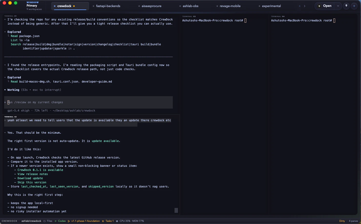 CrewDock screenshot 1